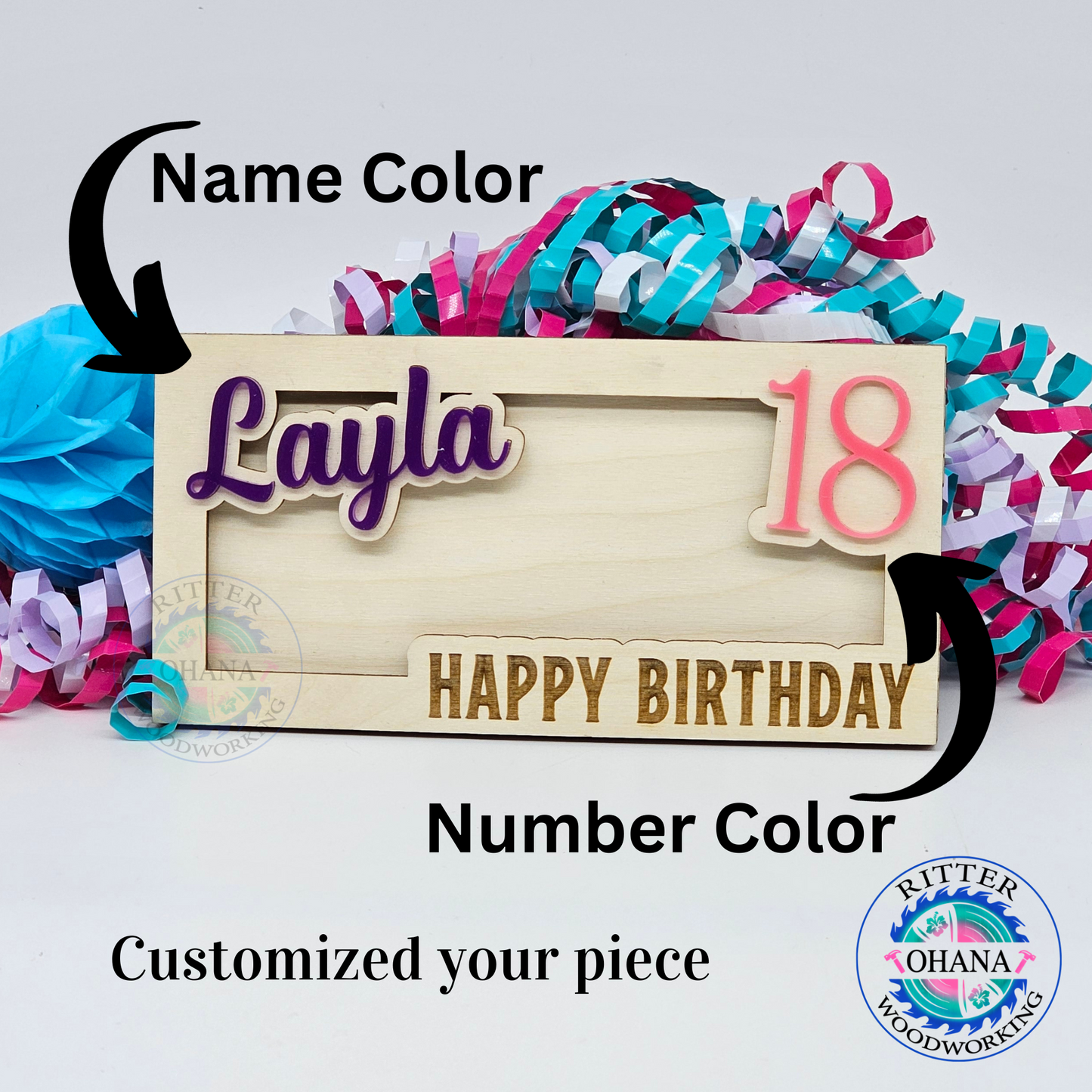 Birthday Age Money Holder
