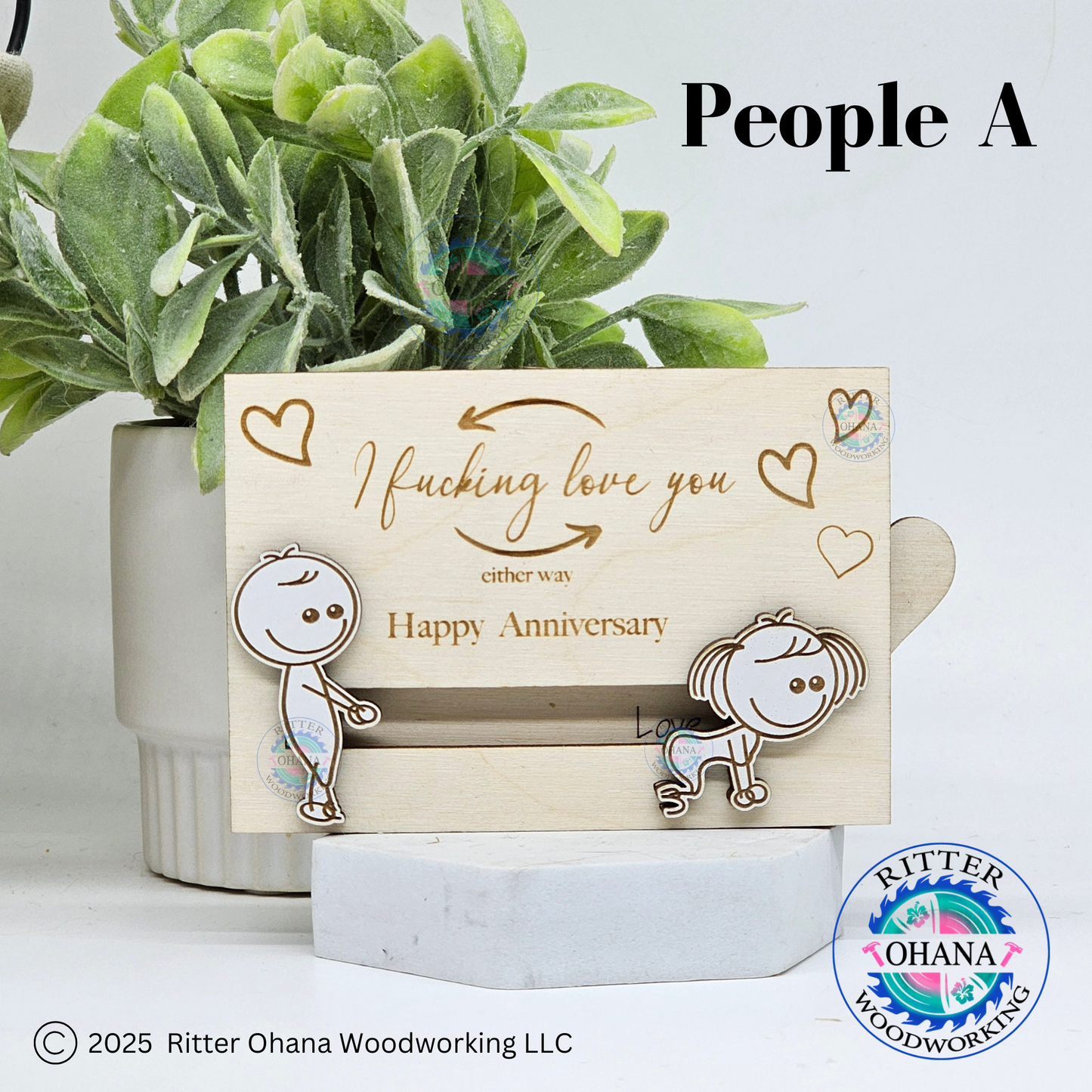 Funny Anniversary Gift Card Holder