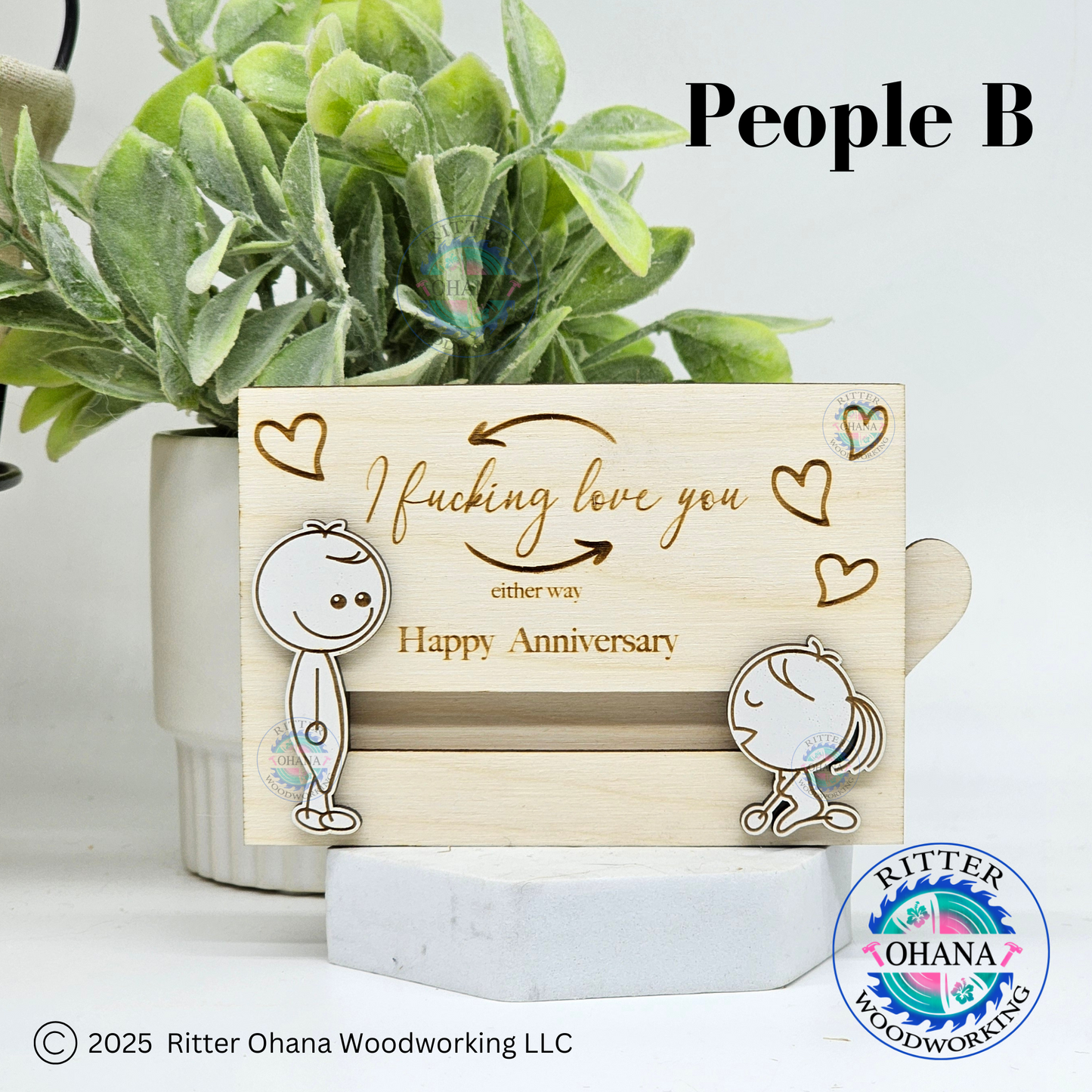 Funny Anniversary Gift Card Holder