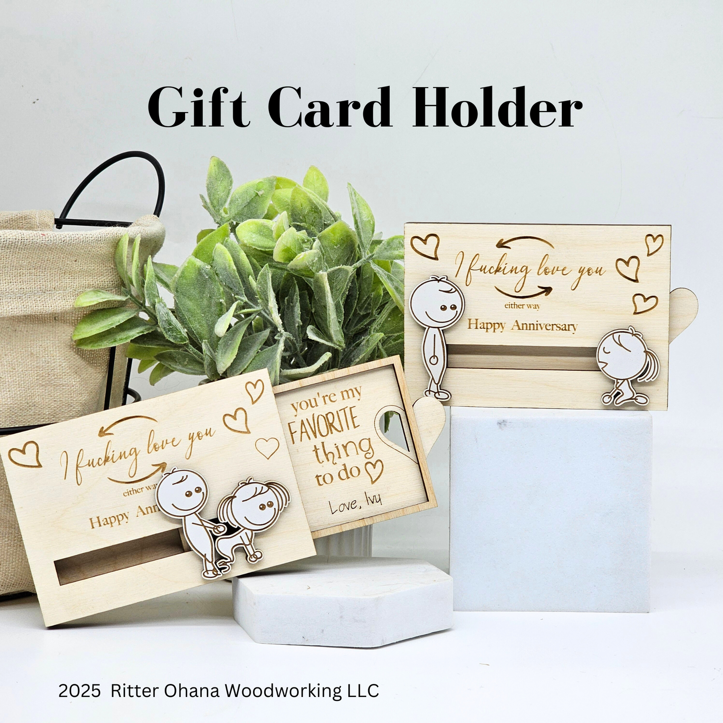 Funny Anniversary Gift Card Holder