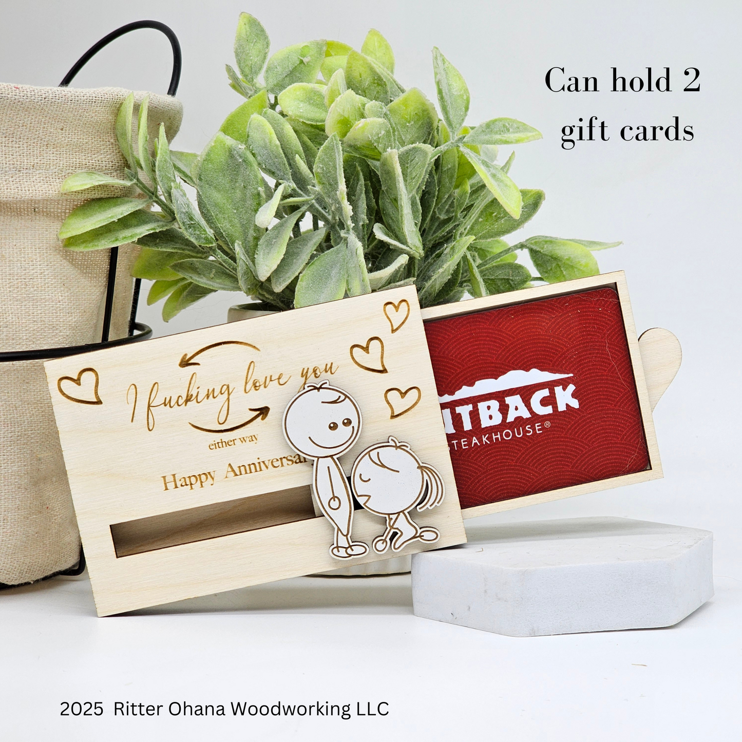Funny Anniversary Gift Card Holder