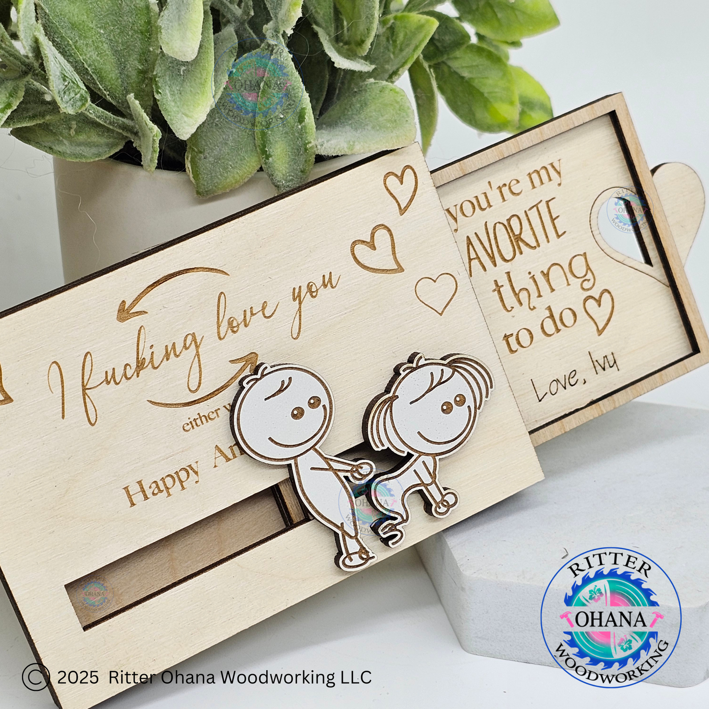 Funny Anniversary Gift Card Holder