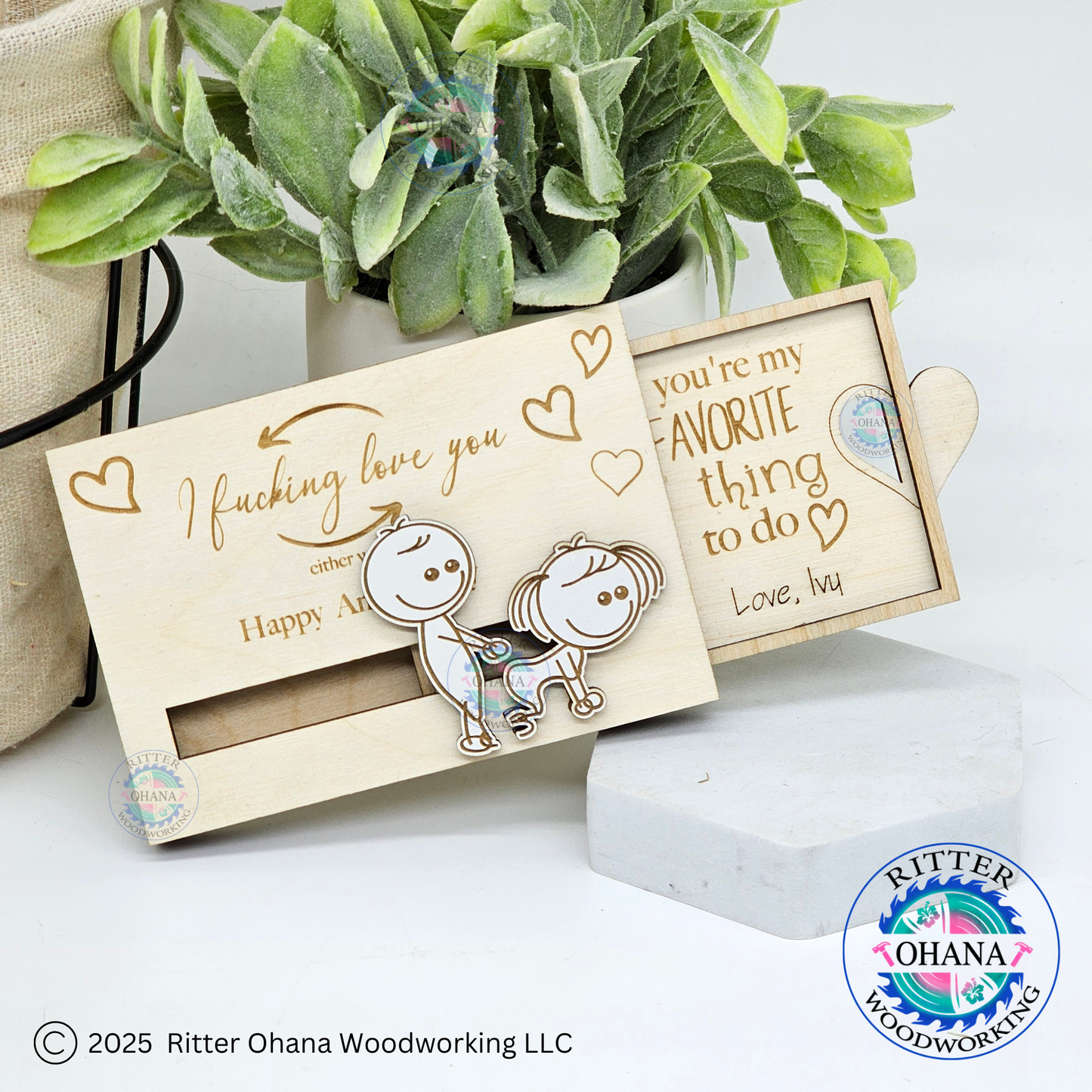 Funny Anniversary Gift Card Holder