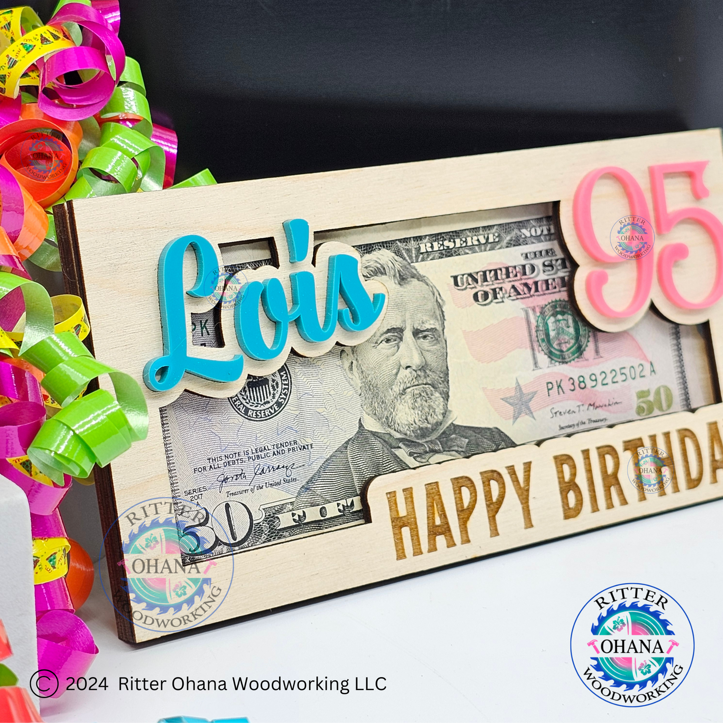 Birthday Age Money Holder