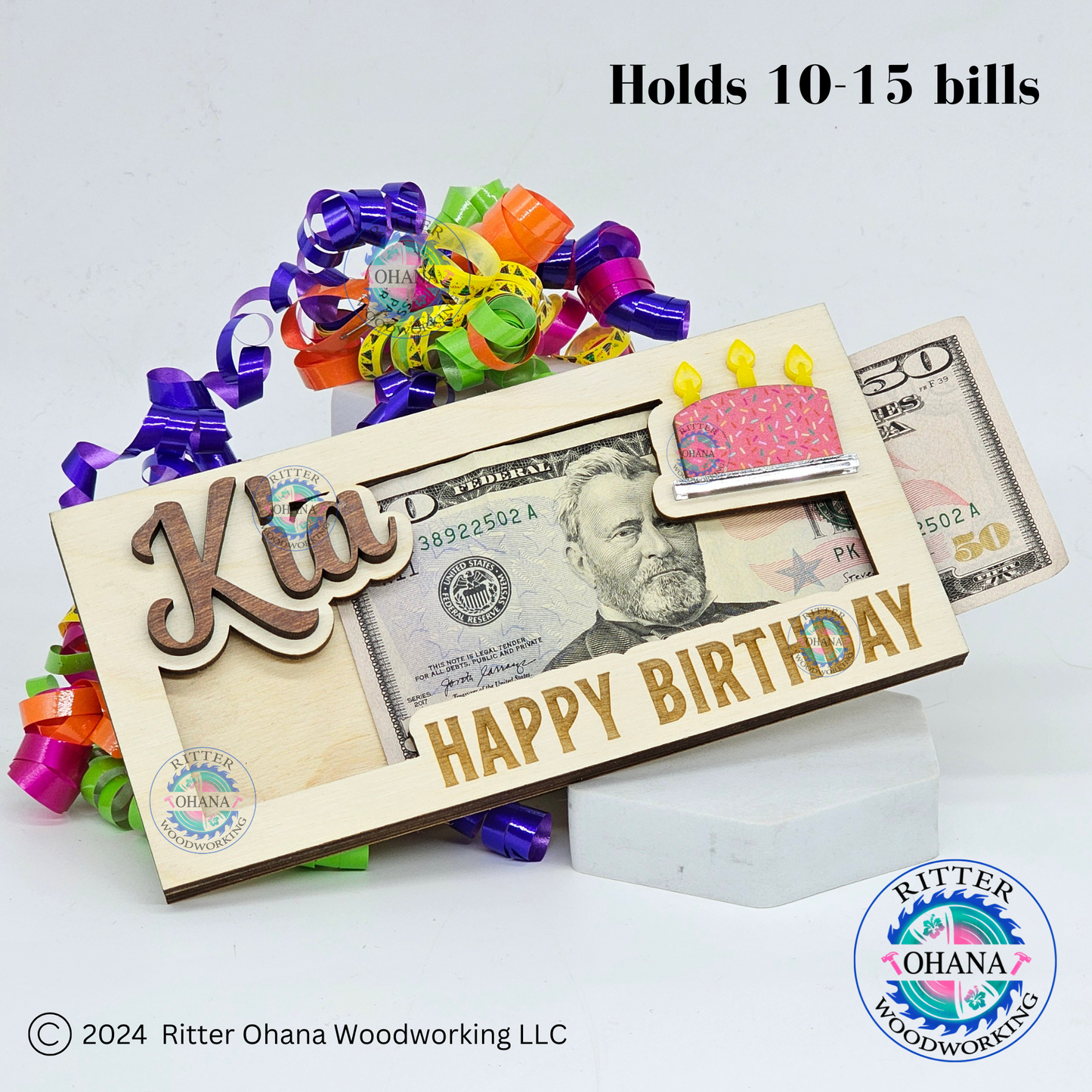 Birthday Cake Money Holder
