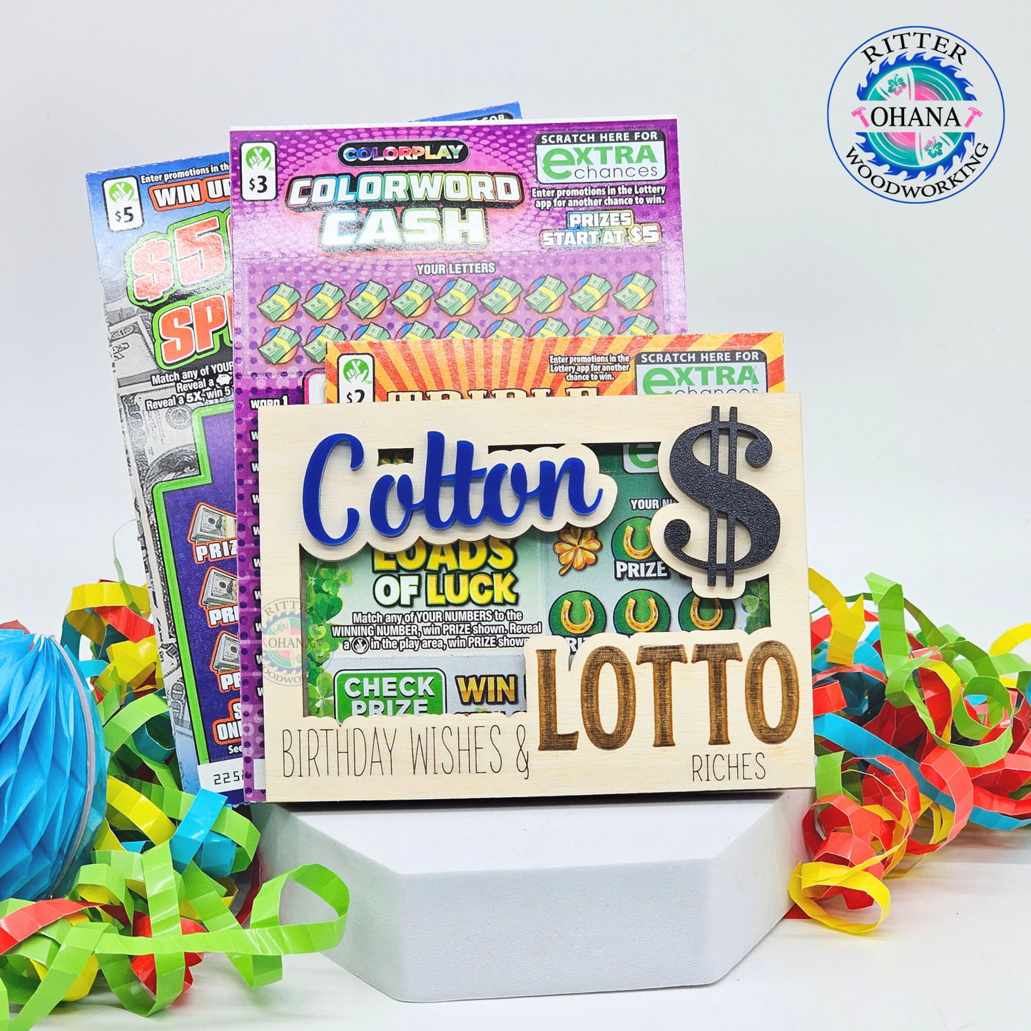 Birthday Lotto Ticket Holder