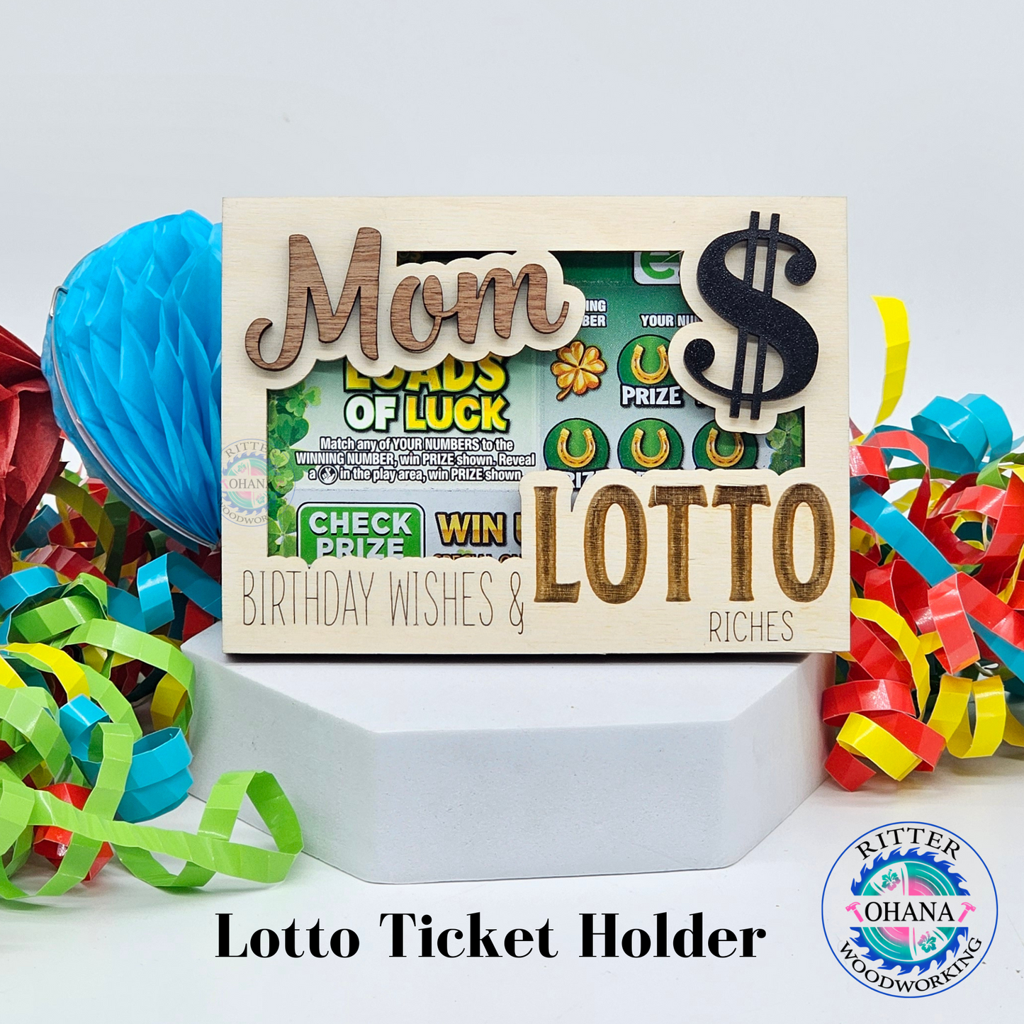 Birthday Lotto Ticket Holder