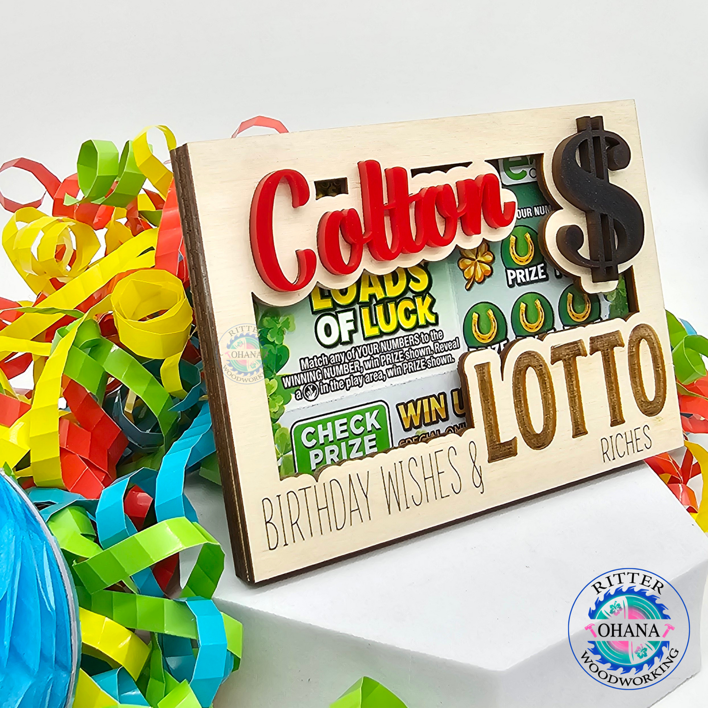 Birthday Lotto Ticket Holder