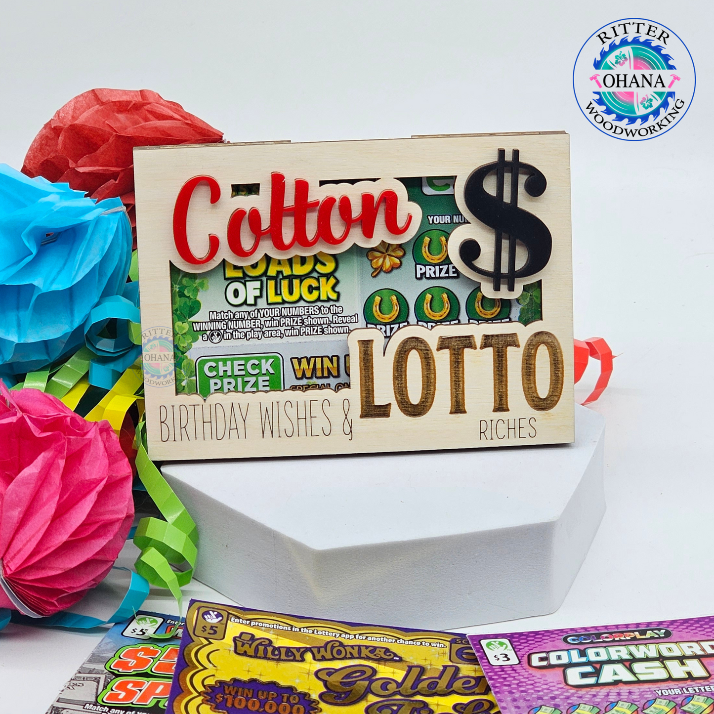 Birthday Lotto Ticket Holder