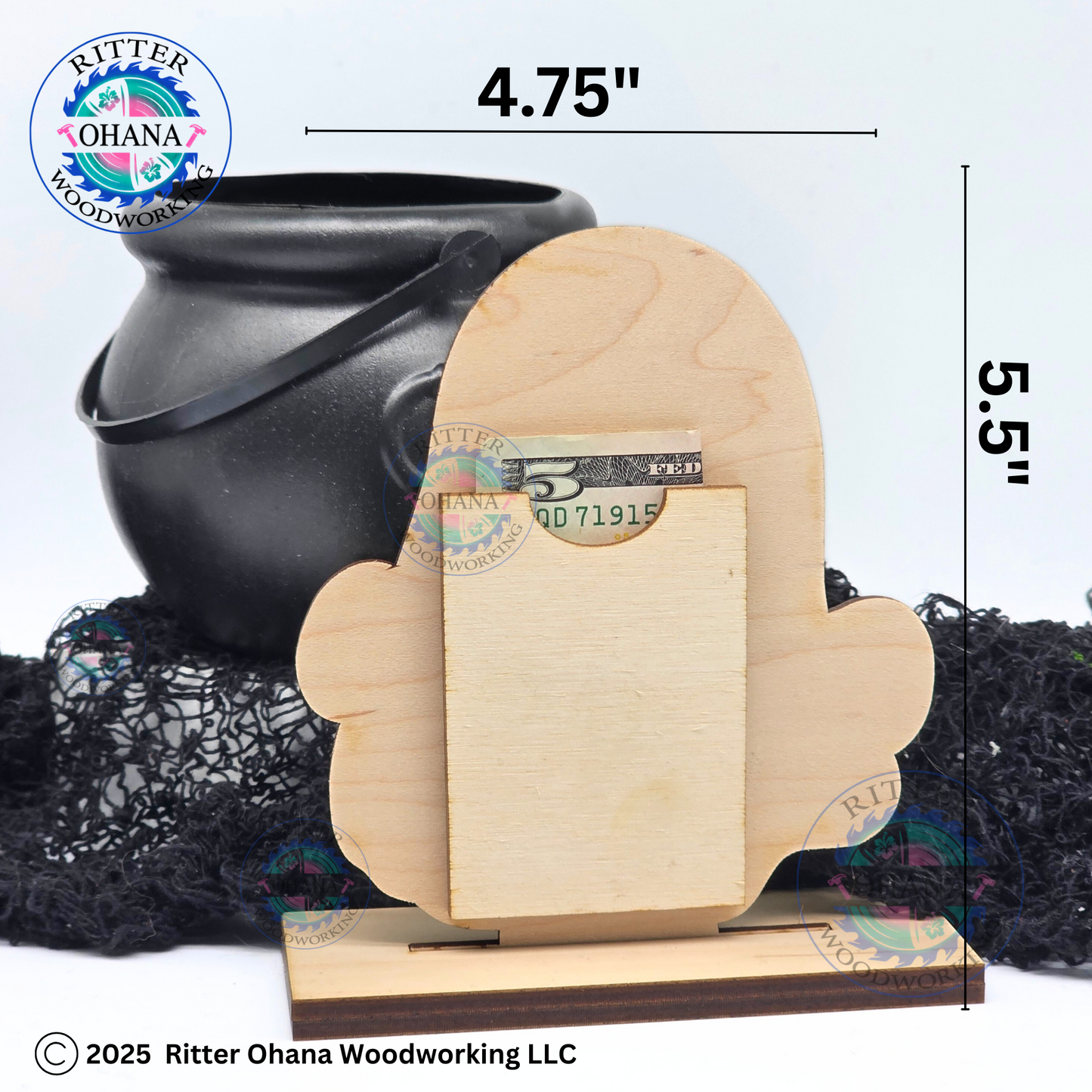 Large Ghost Money Holder