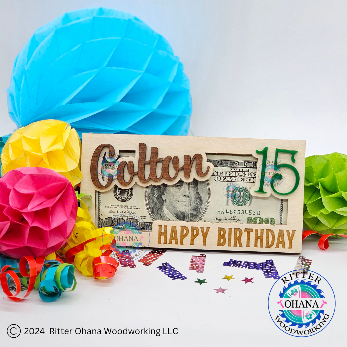 Birthday Age Money Holder