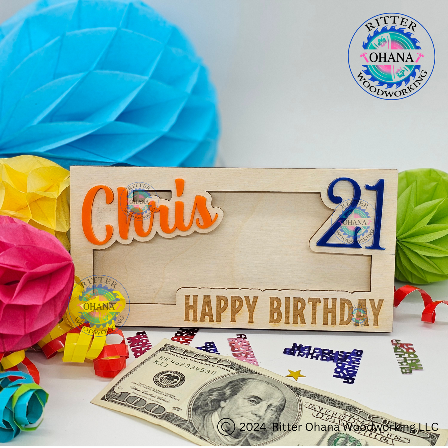 Birthday Age Money Holder