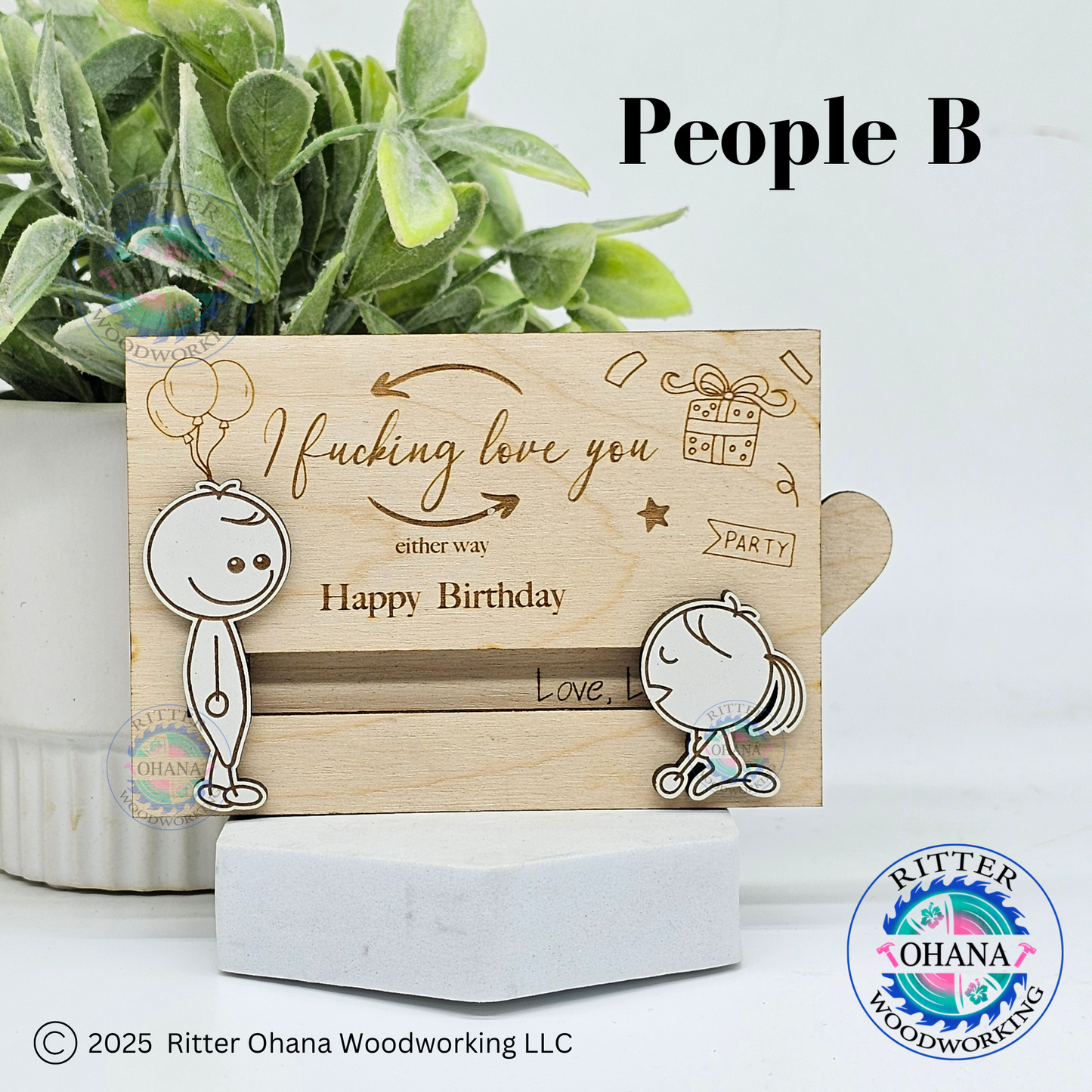 Funny Birthday Gift Card Holder