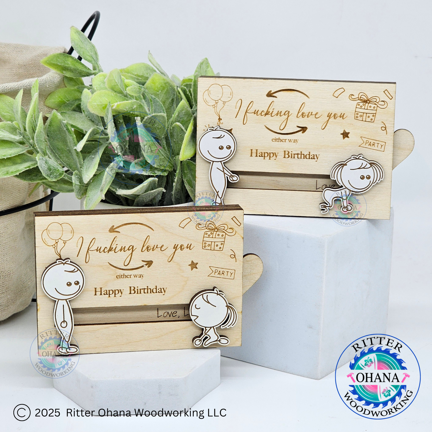 Funny Birthday Gift Card Holder