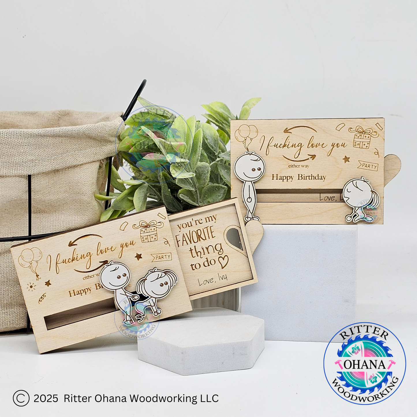 Funny Birthday Gift Card Holder