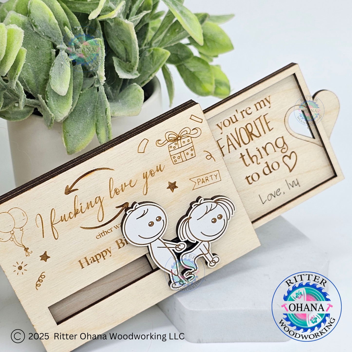 Funny Birthday Gift Card Holder