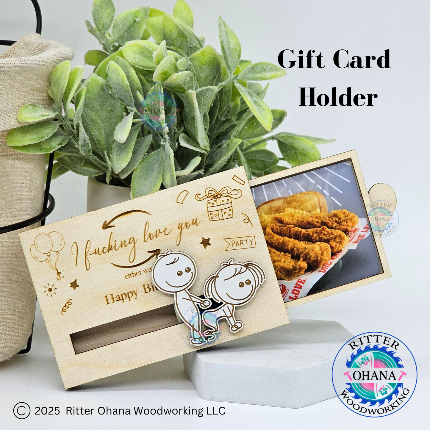 Funny Birthday Gift Card Holder