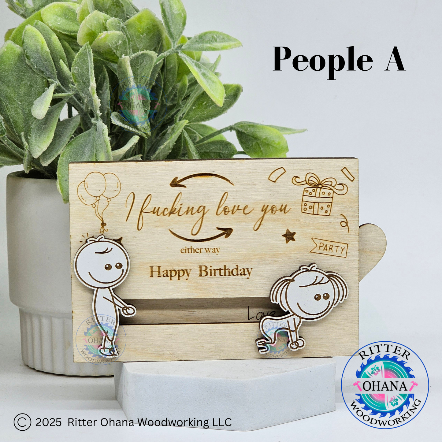 Funny Birthday Gift Card Holder