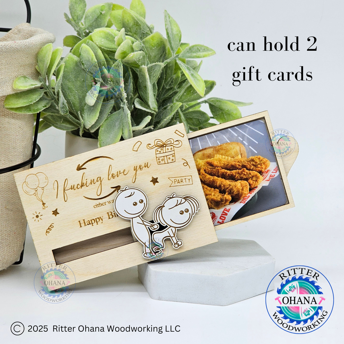 Funny Birthday Gift Card Holder
