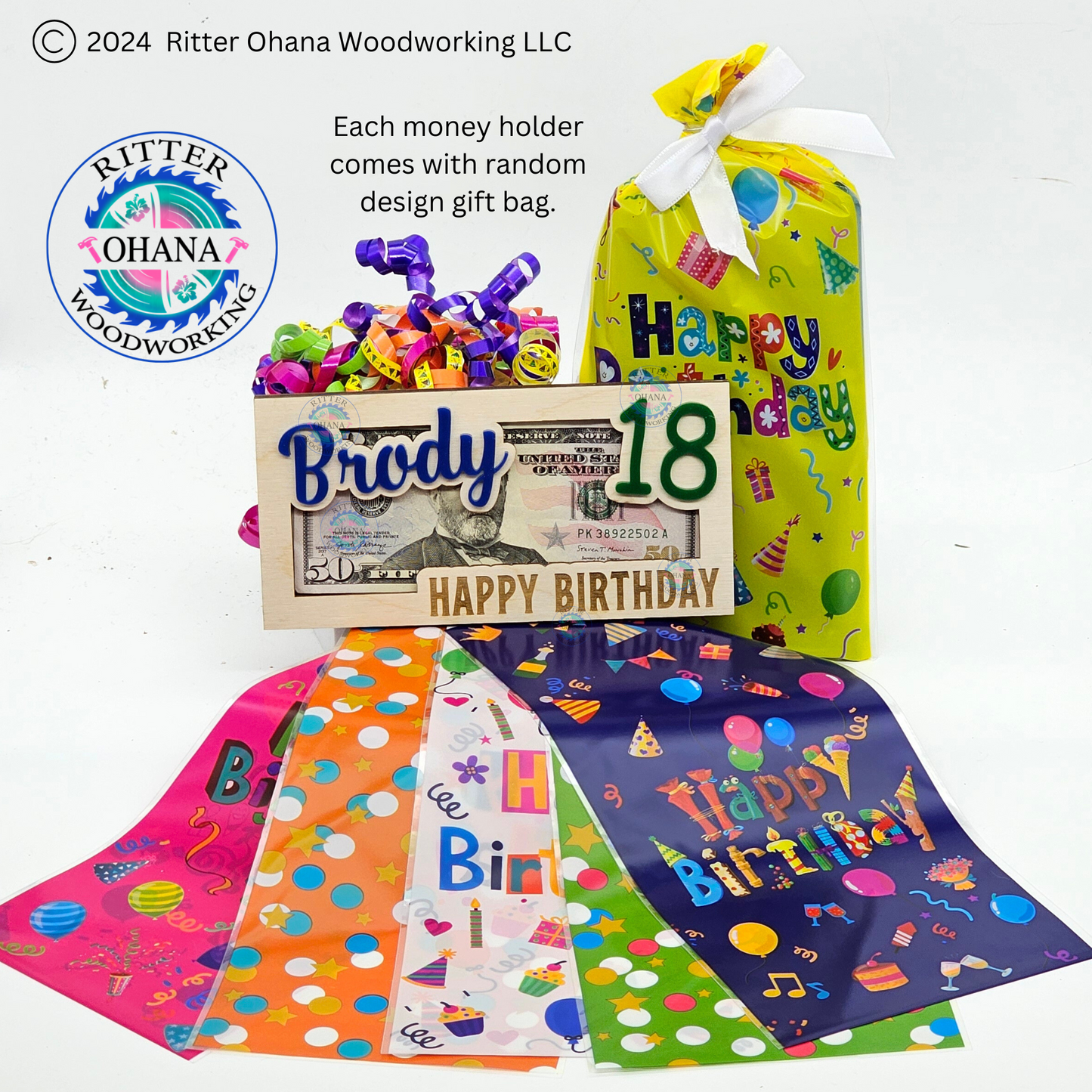 Birthday Age Money Holder