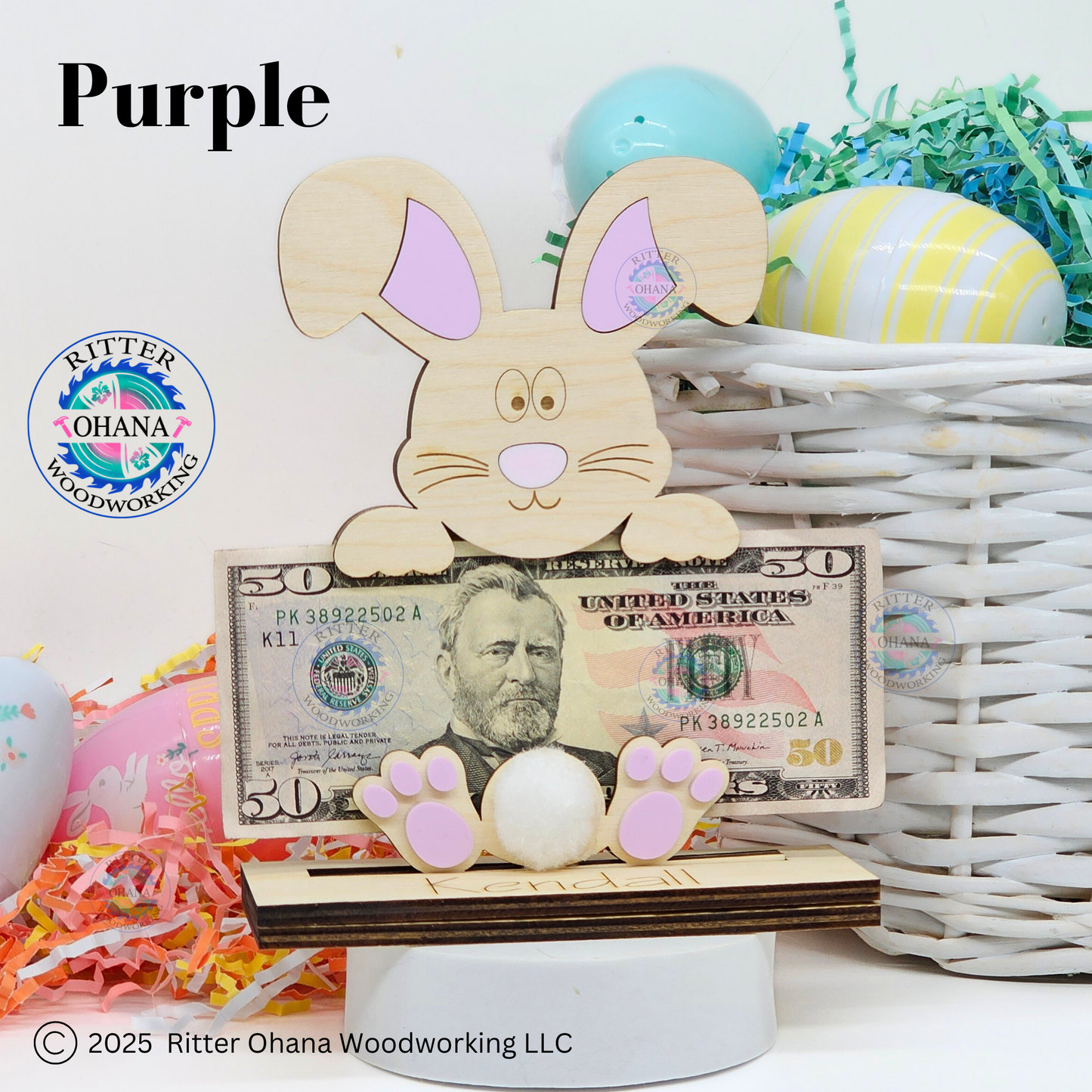 Easter Bunny Money Holder