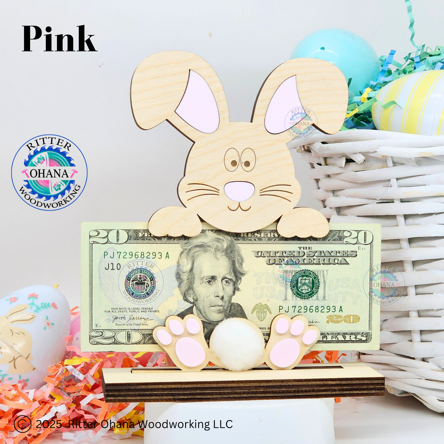 Easter Bunny Money Holder