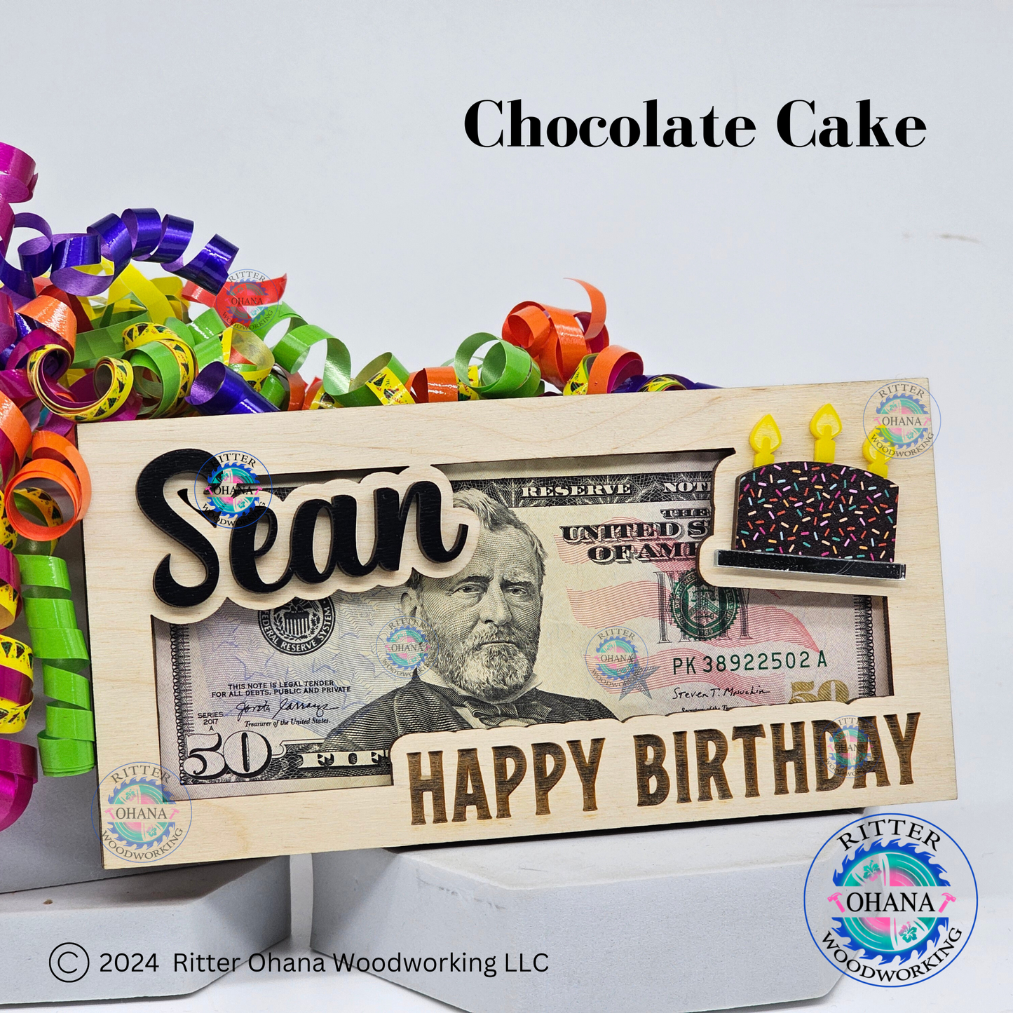 Birthday Cake Money Holder
