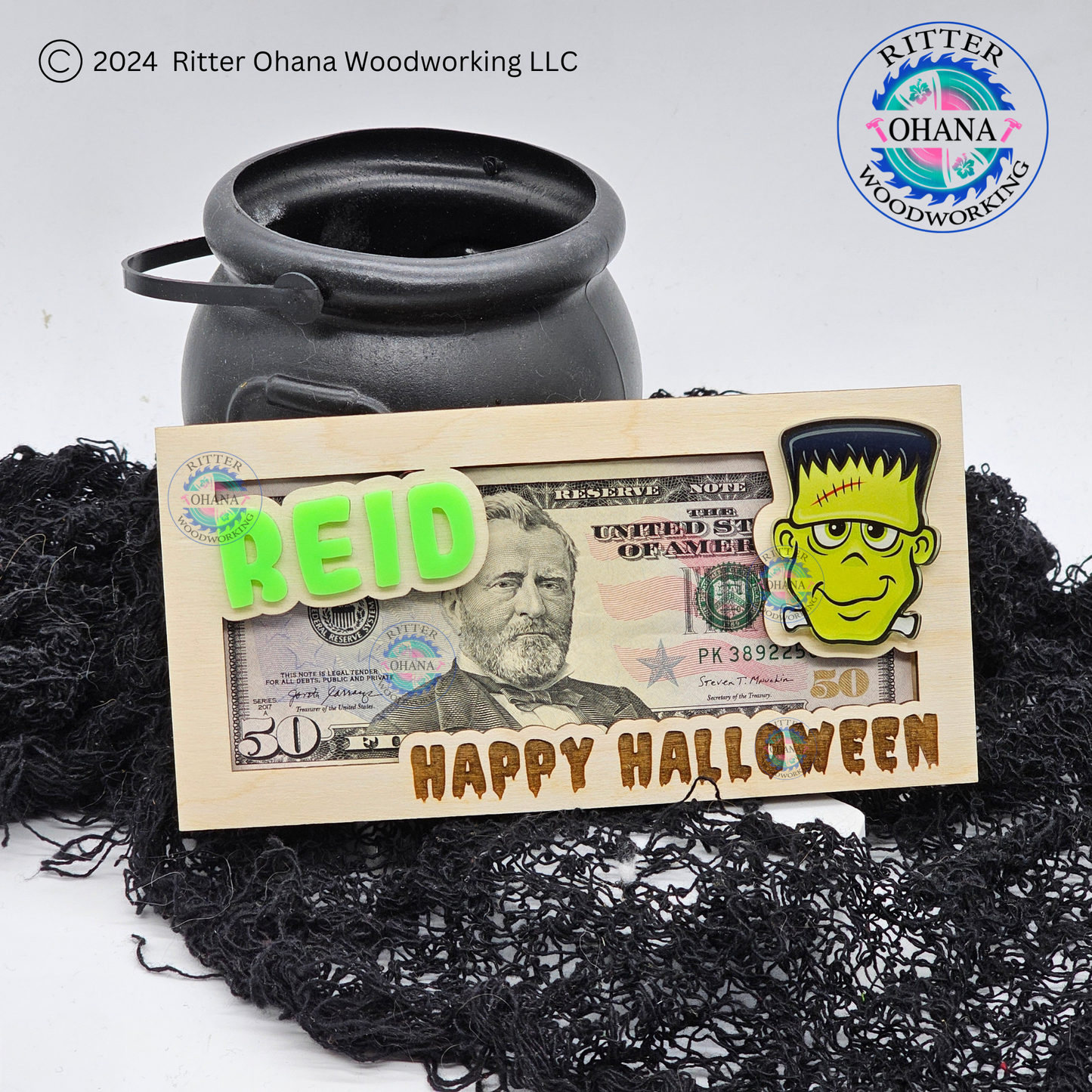Halloween Monster Money Holder