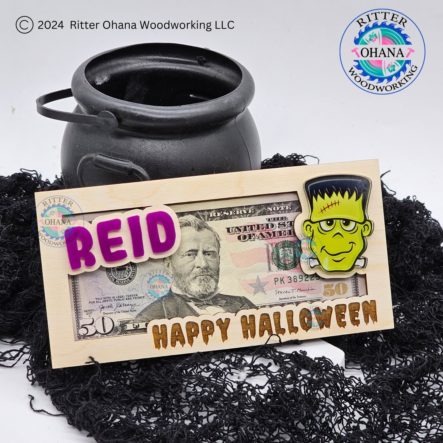 Halloween Monster Money Holder