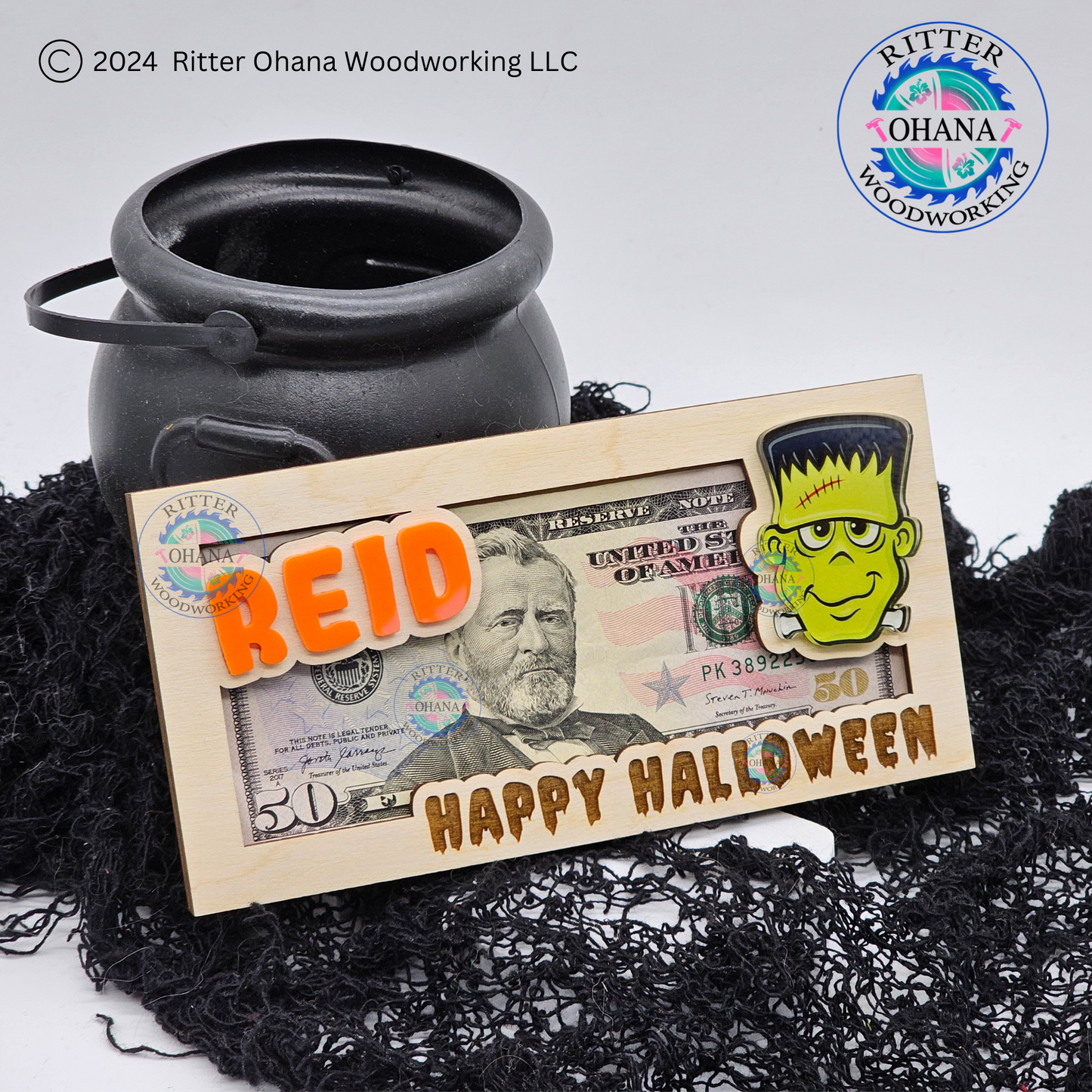 Halloween Monster Money Holder
