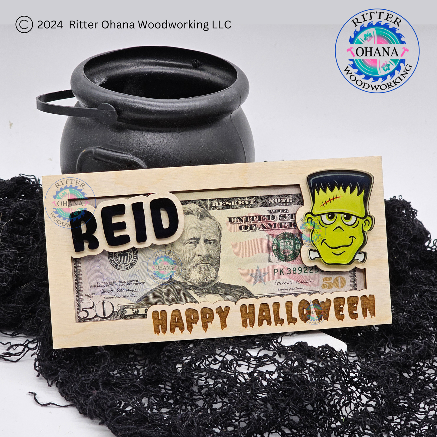 Halloween Monster Money Holder
