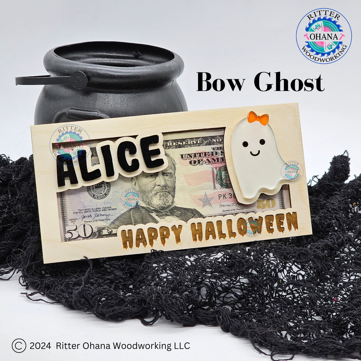 Halloween Ghost Money Holder