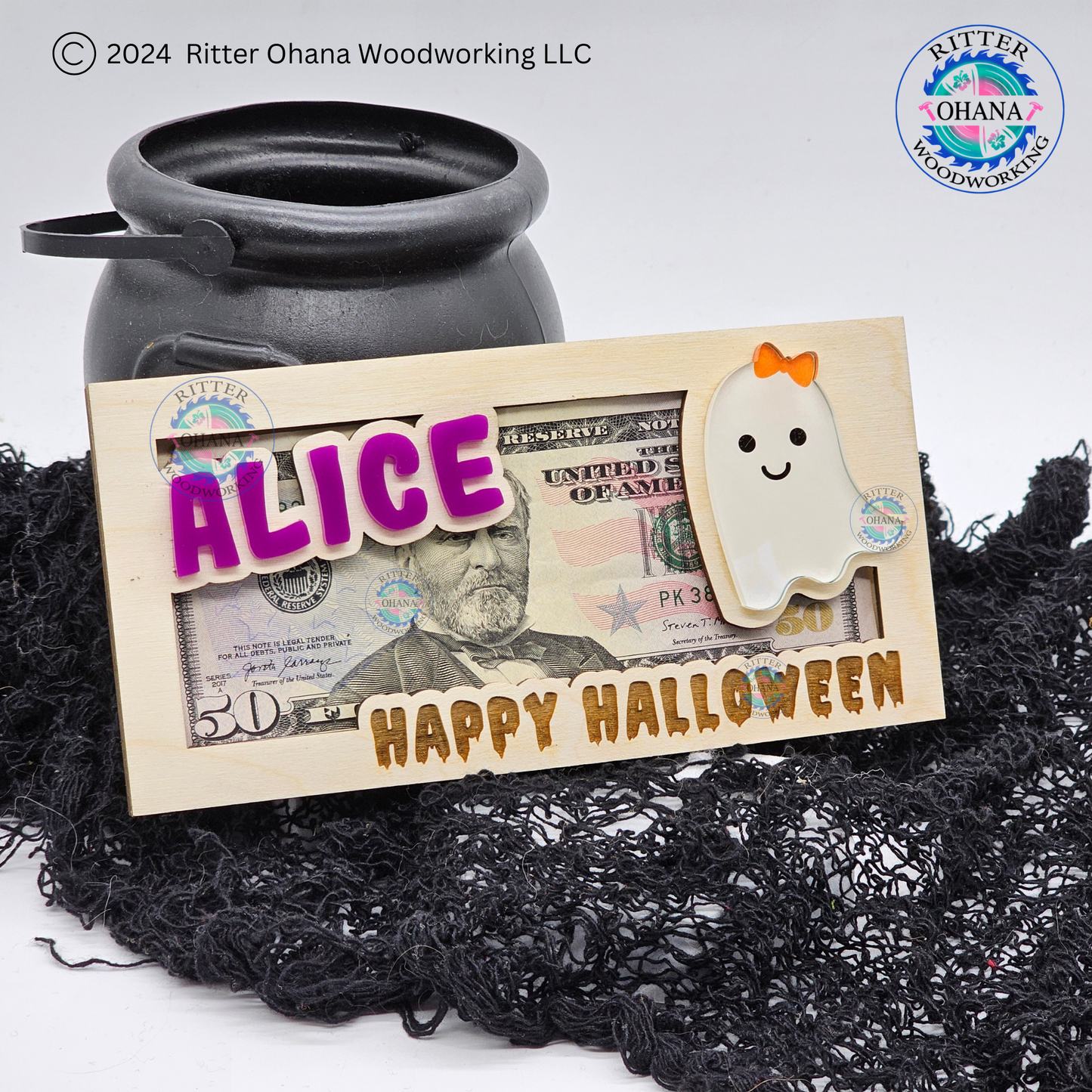 Halloween Ghost Money Holder