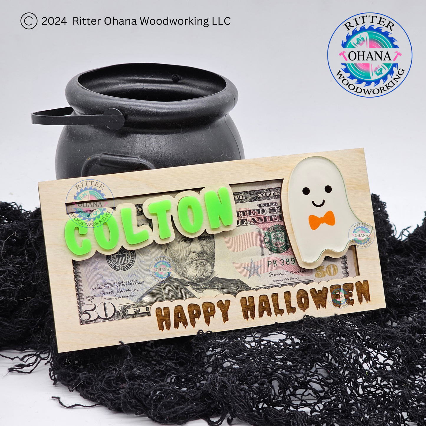 Halloween Ghost Money Holder