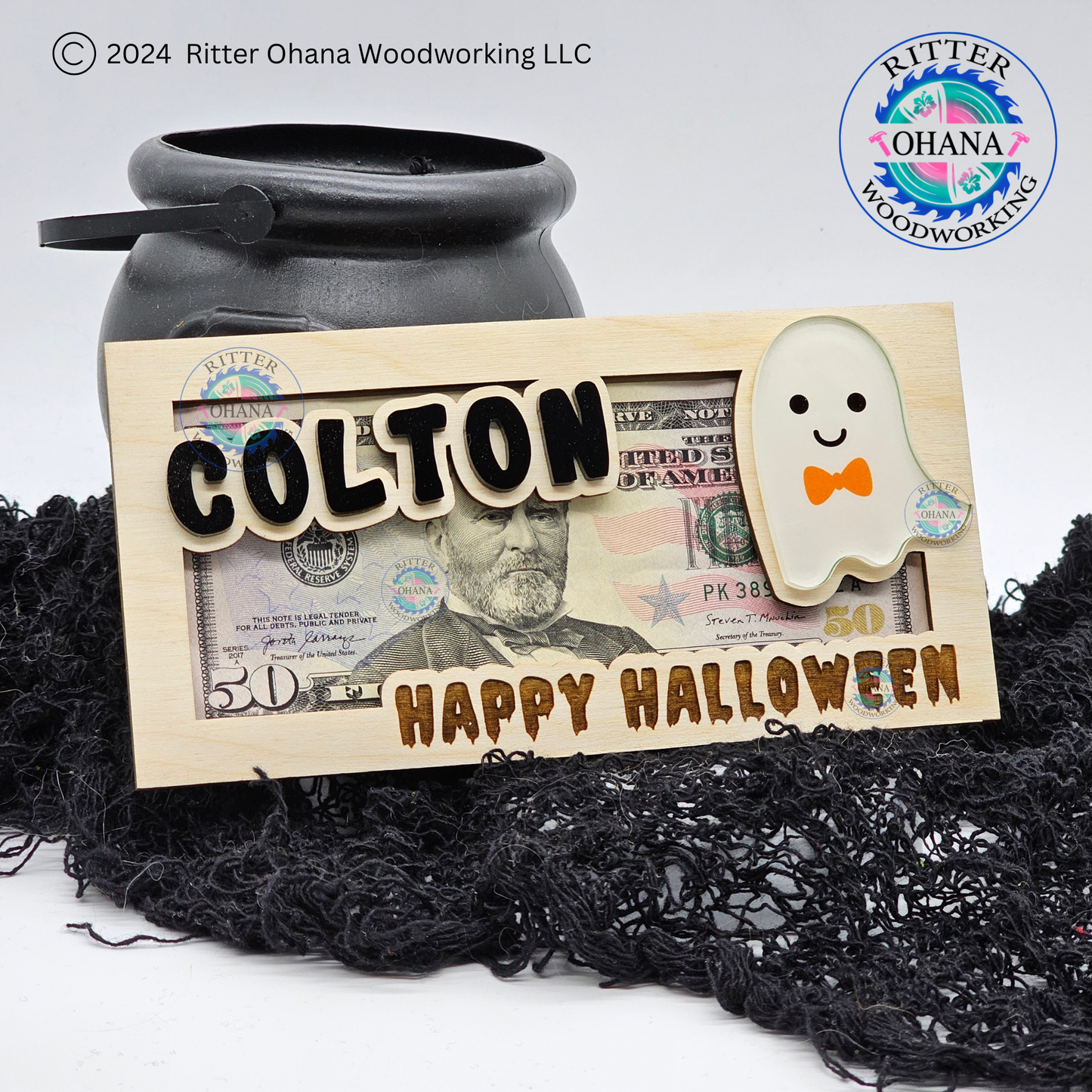 Halloween Ghost Money Holder
