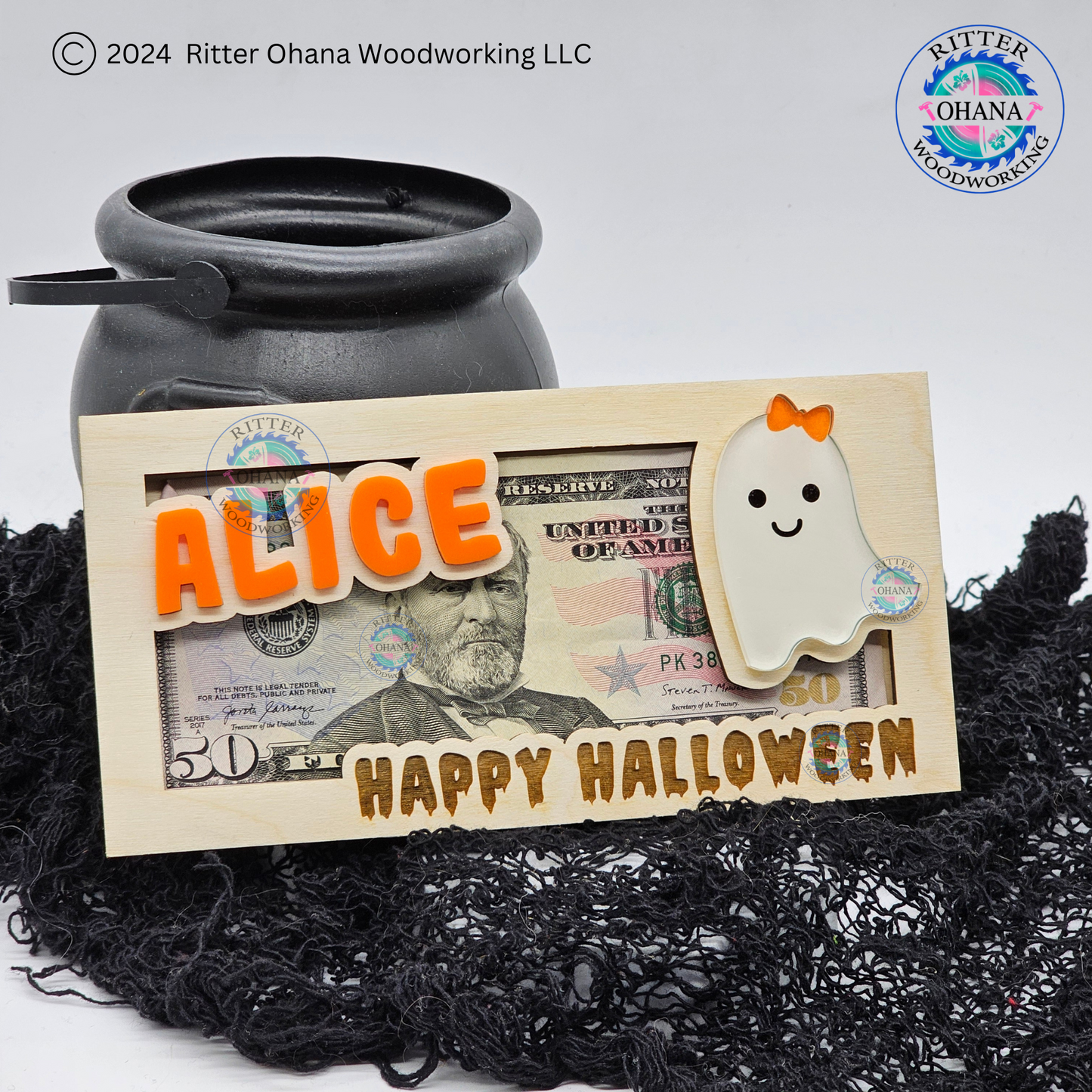 Halloween Ghost Money Holder
