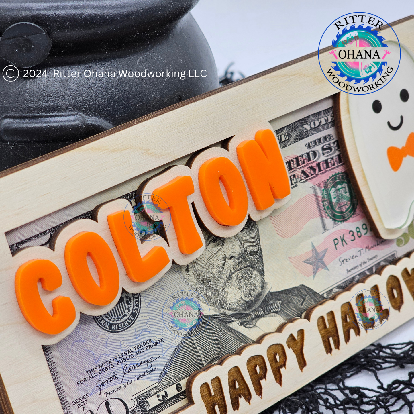 Halloween Ghost Money Holder