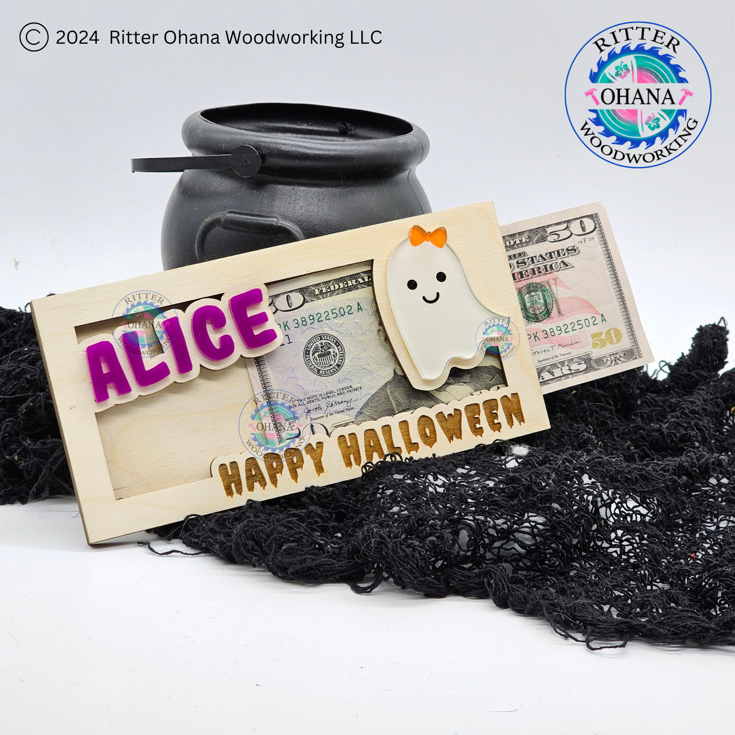 Halloween Ghost Money Holder