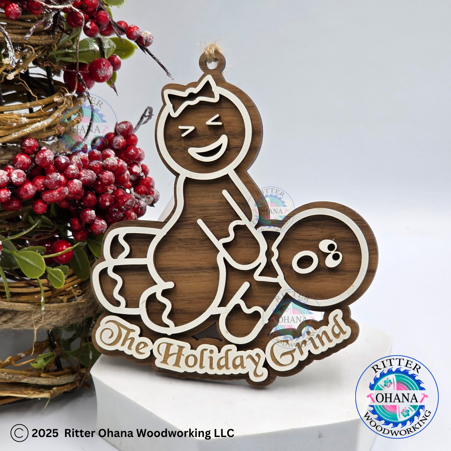 Naughty Gingerbread Ornament-Holiday Grind