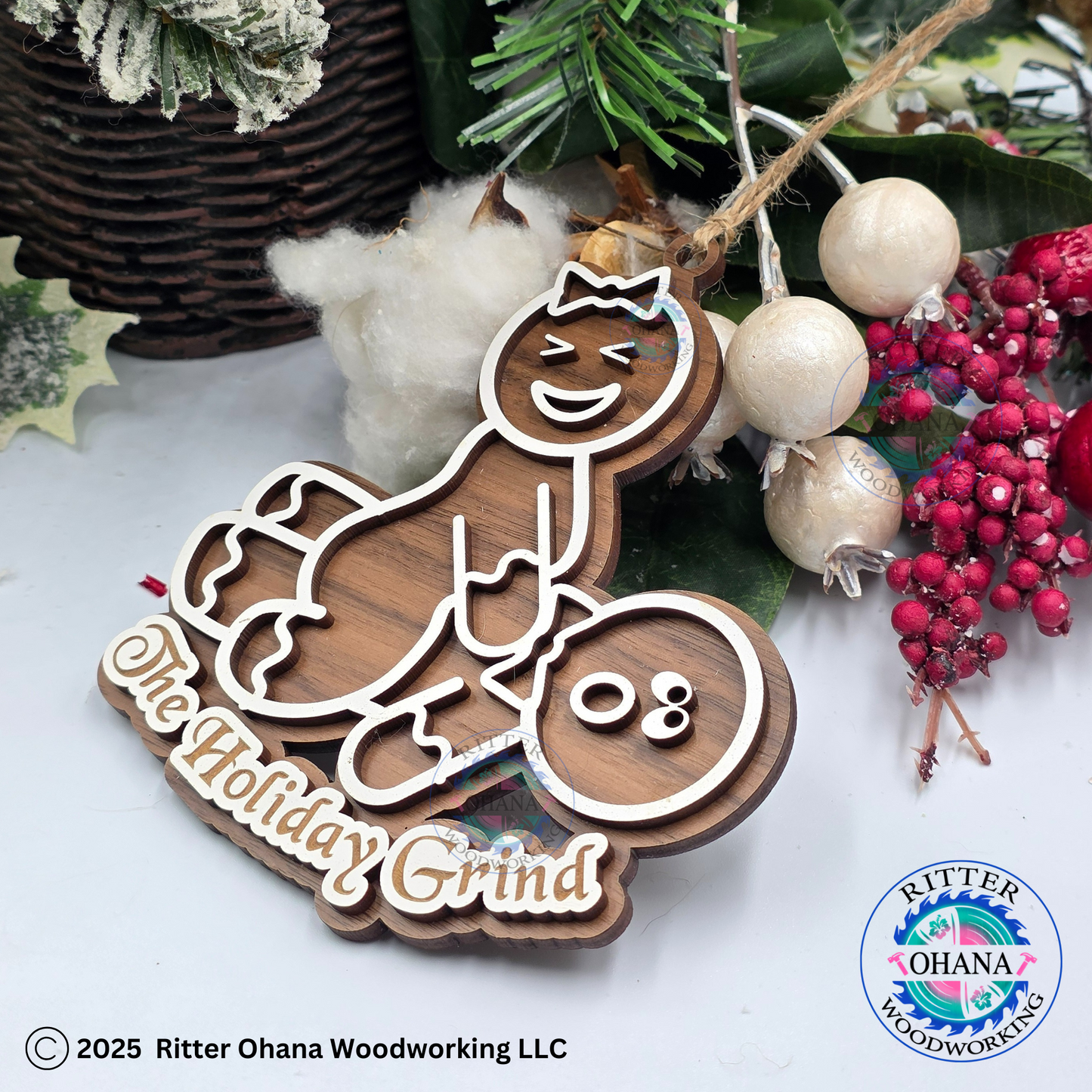 Naughty Gingerbread Ornament-Holiday Grind