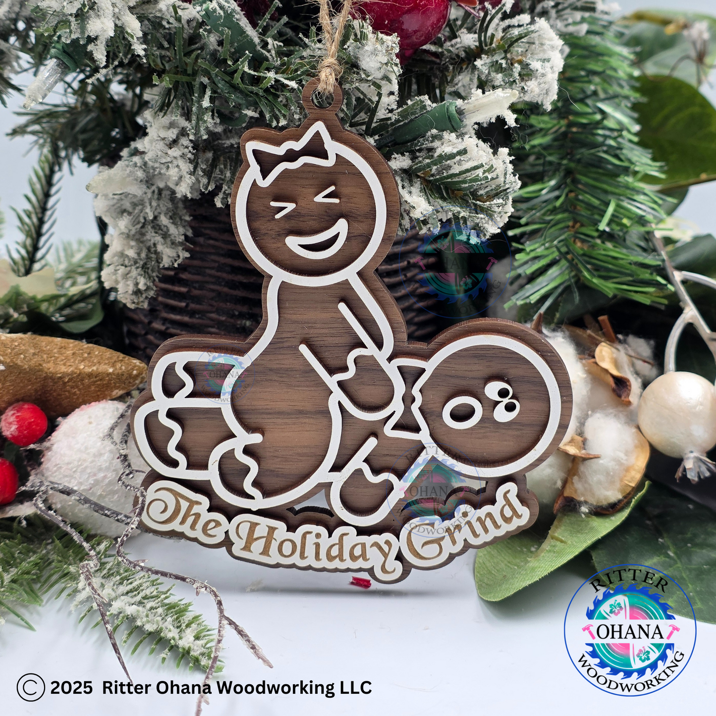 Naughty Gingerbread Ornament-Holiday Grind