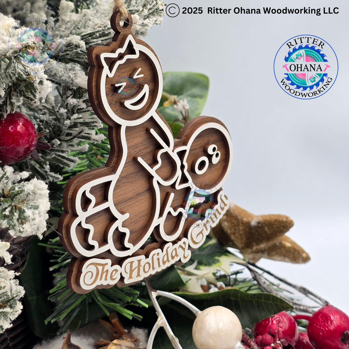 Naughty Gingerbread Ornament-Holiday Grind