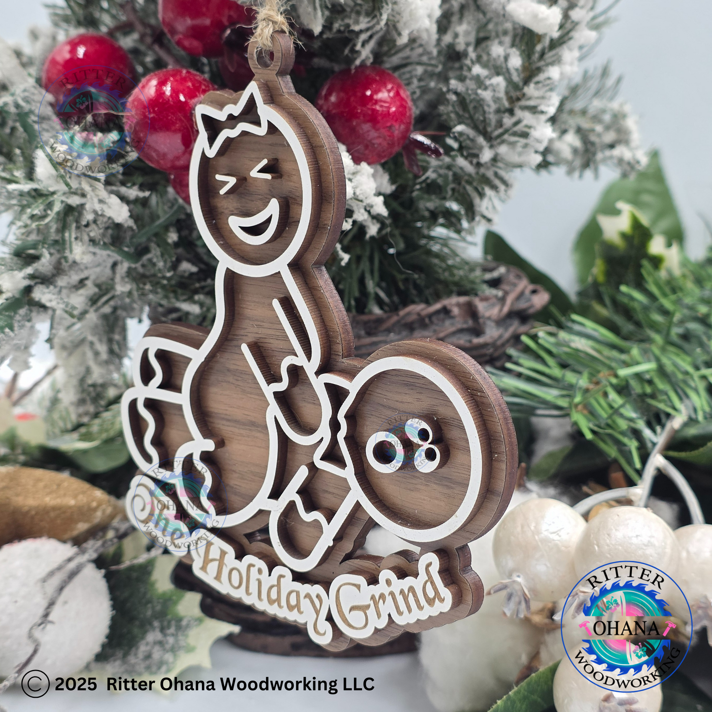 Naughty Gingerbread Ornament-Holiday Grind