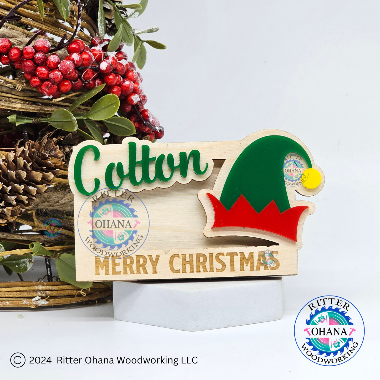 Elf Hat Gift Card Holder