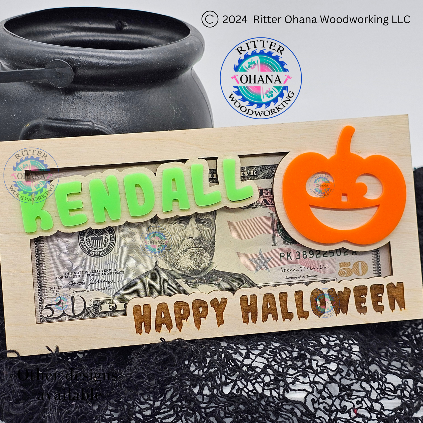 Halloween Pumpkin Money Holder