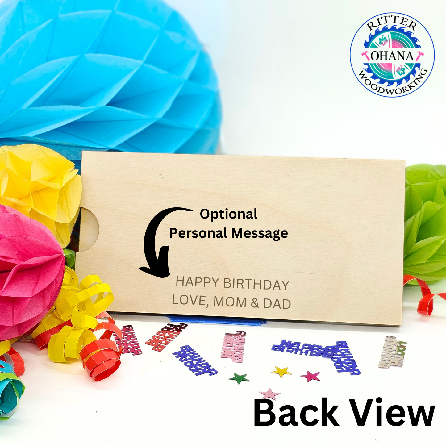 Birthday Cake Money Holder