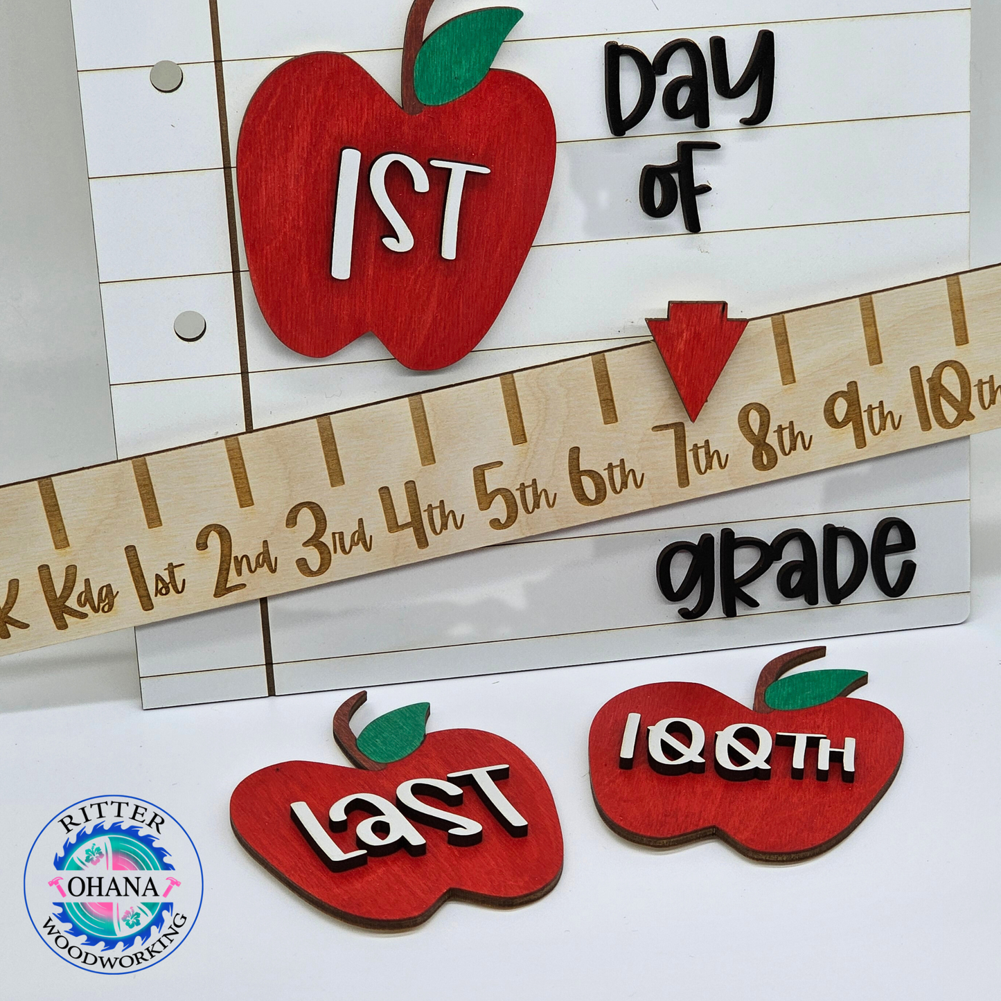 1st day of School Interchangeable Photo Board