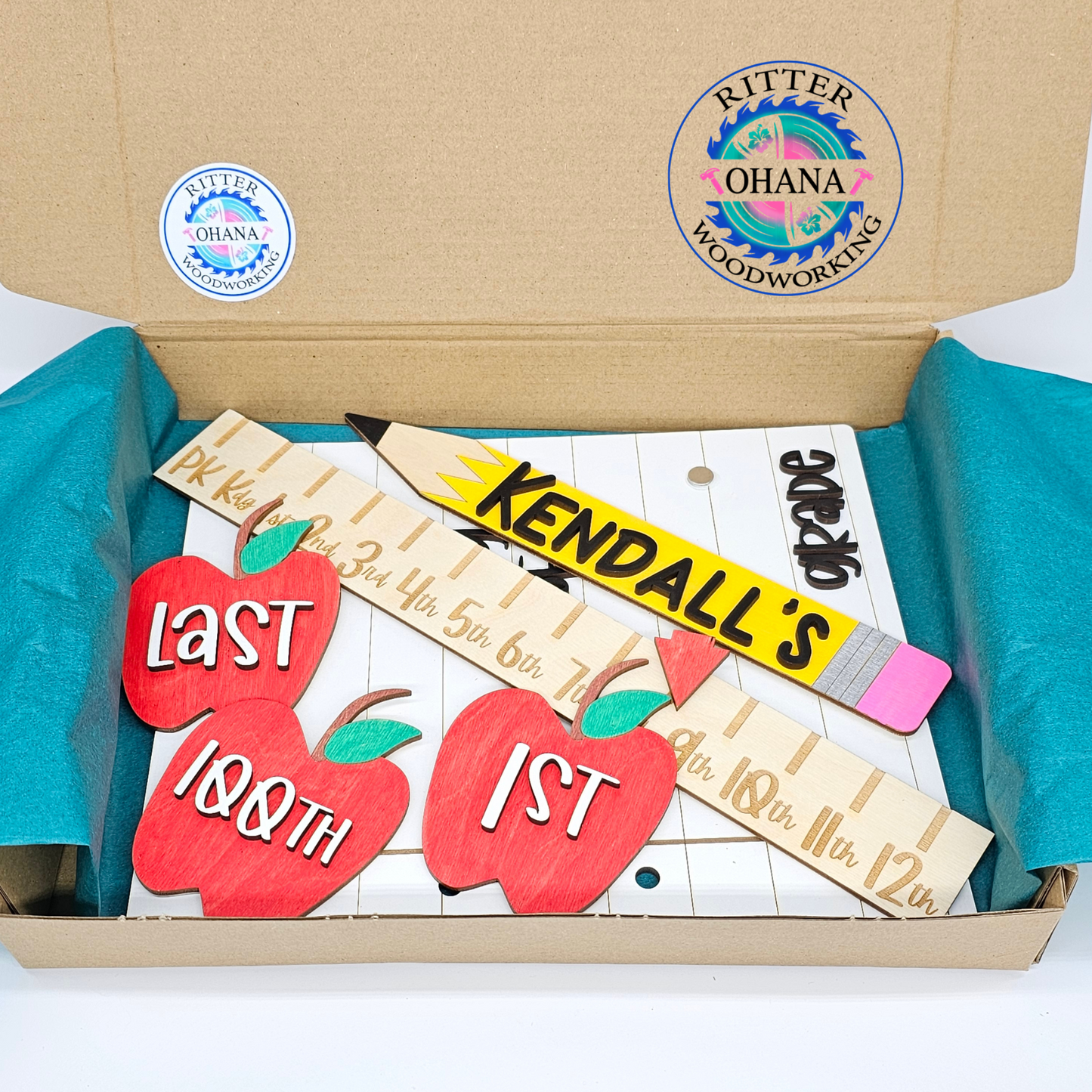 1st day of School Interchangeable Photo Board