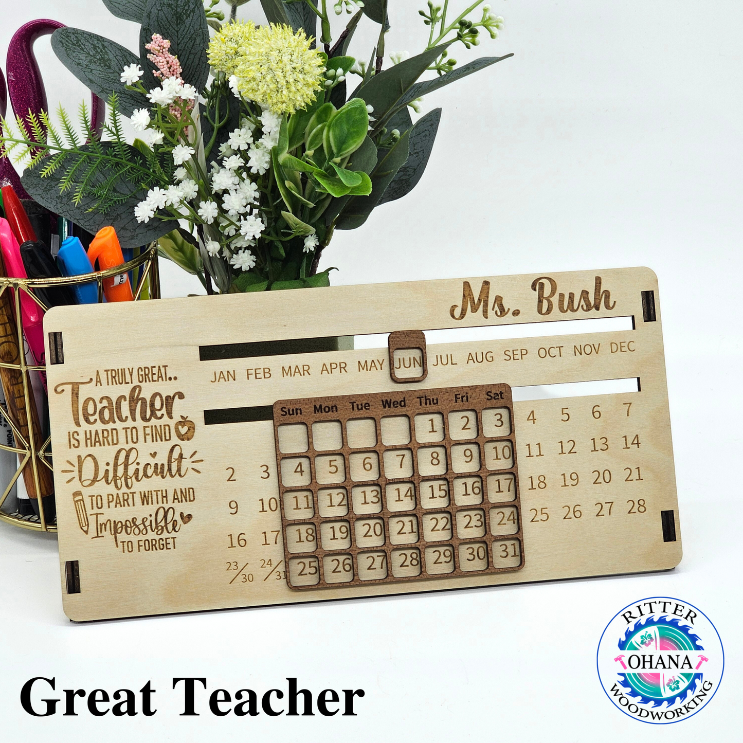 Teacher Perpetual Calendar