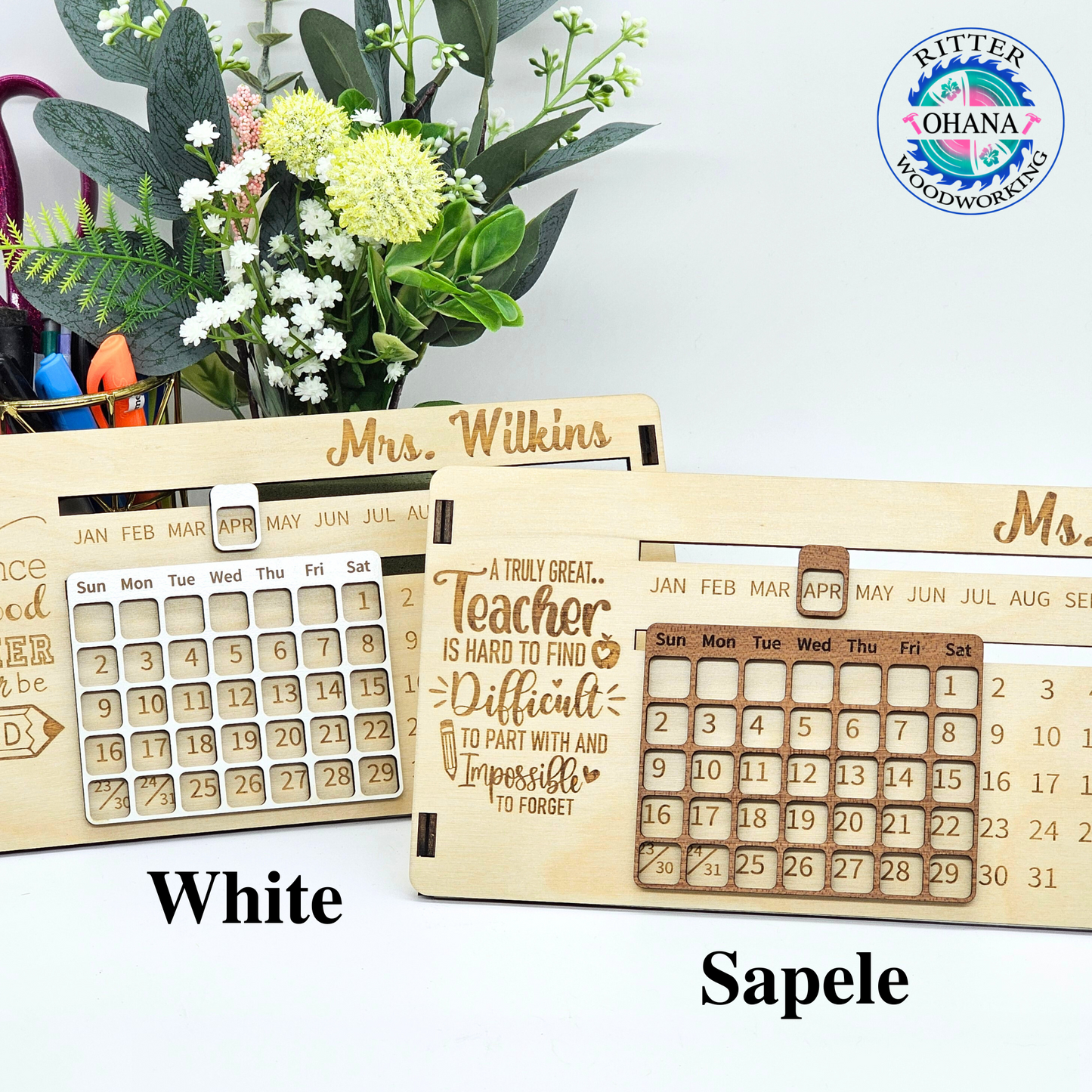 Teacher Perpetual Calendar